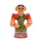 Wooden Kondapalli Bride Traditional Etikoppaka Toys Handpainted Golu Decoration Showpiece for Home Living Room Shelf Display Table Decor Wedding Gifting Item - Navaratri Golu Dolls
